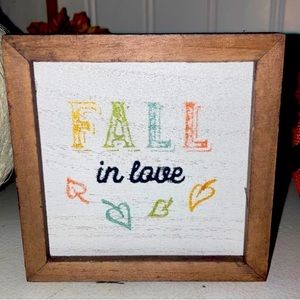 Set of 3 Fall-small signs